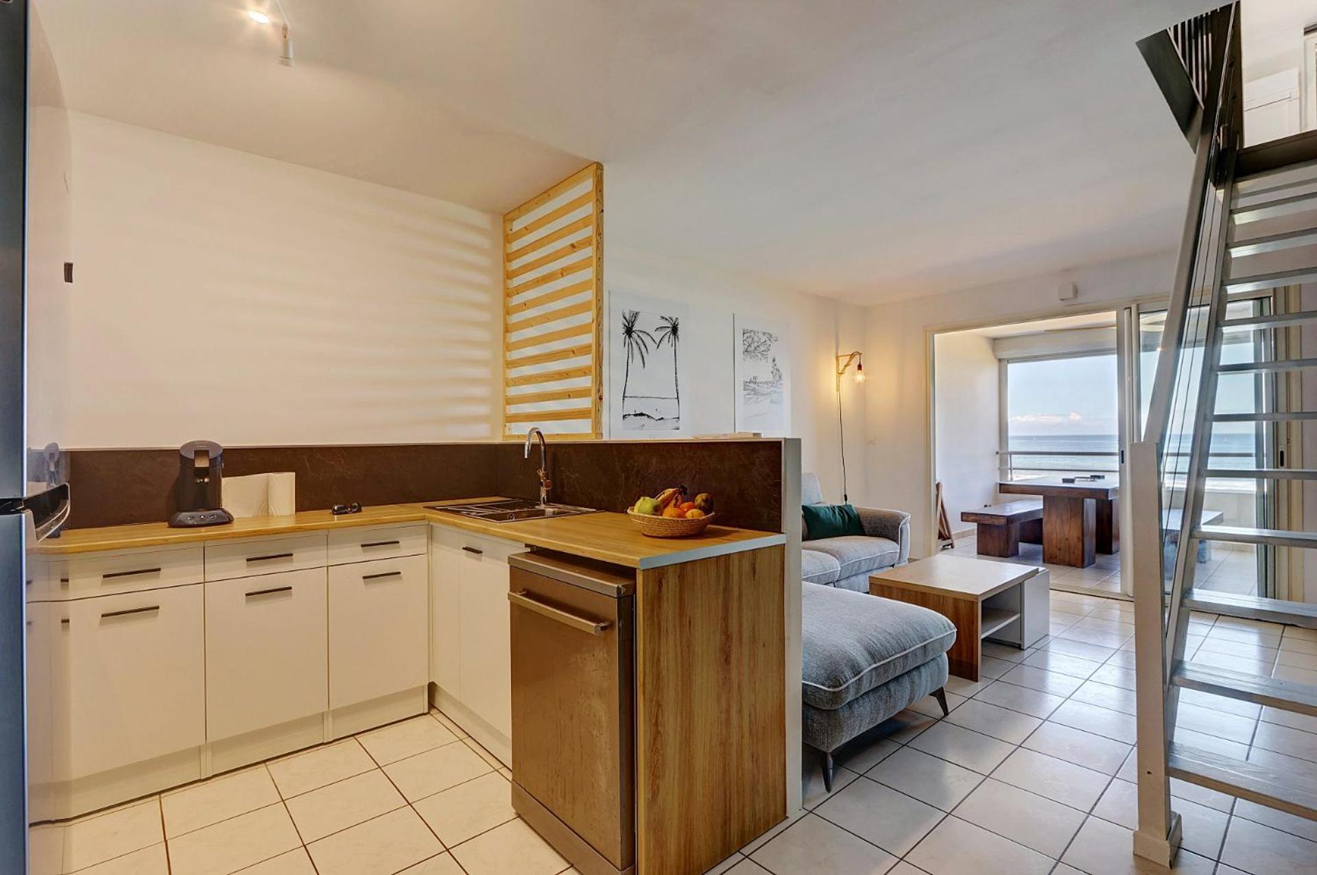 Plein La Vue - T4 Saint Leu 1Ere Ligne Pieds Dans L'Eau Apartman Kültér fotó